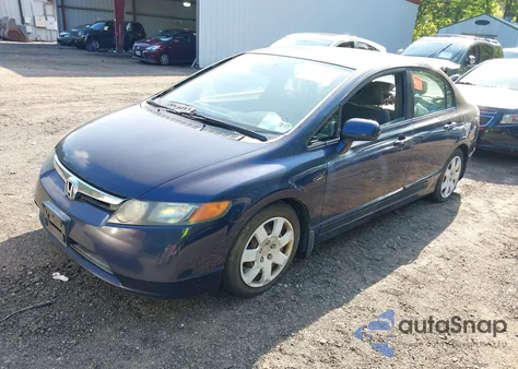 2008 Honda Civic Lx from USA, damaged, VIN 1HGFA16508L026092